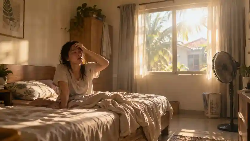 Kamar rumah yang terasa panas dan pengap pada siang hari