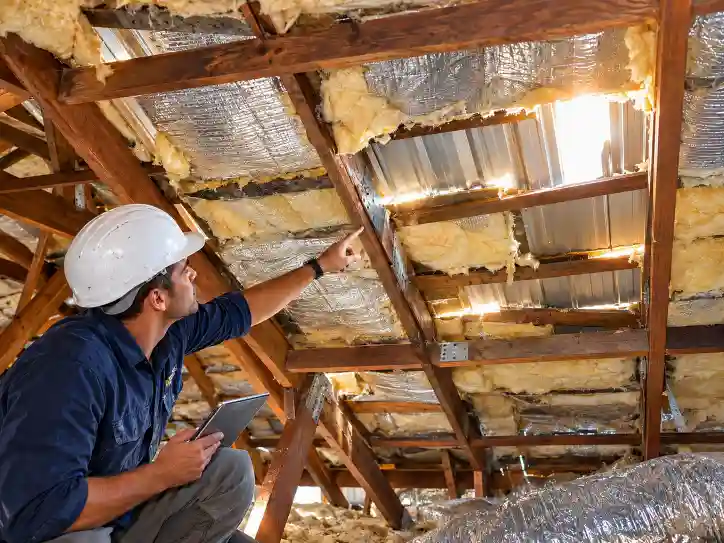 Kesalahan pemasangan insulasi yang membuat panas atap tetap masuk ke rumah