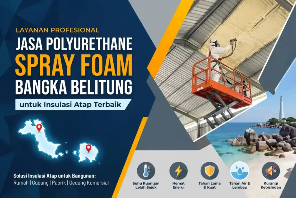 Jasa Polyurethane Spray Foam Bangka Belitung | Garansi 10 Tahun