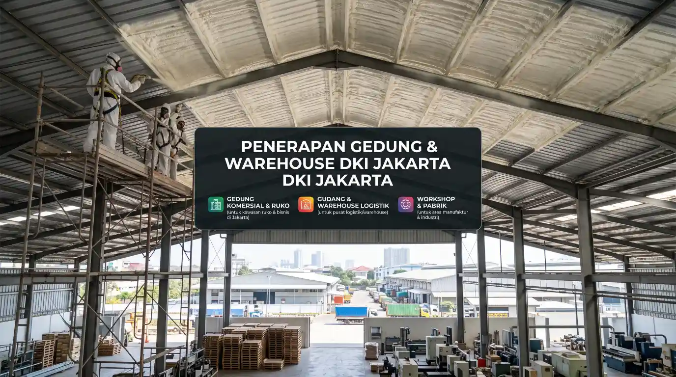 Jasa polyurethane spray foam DKI Jakarta untuk insulasi atap