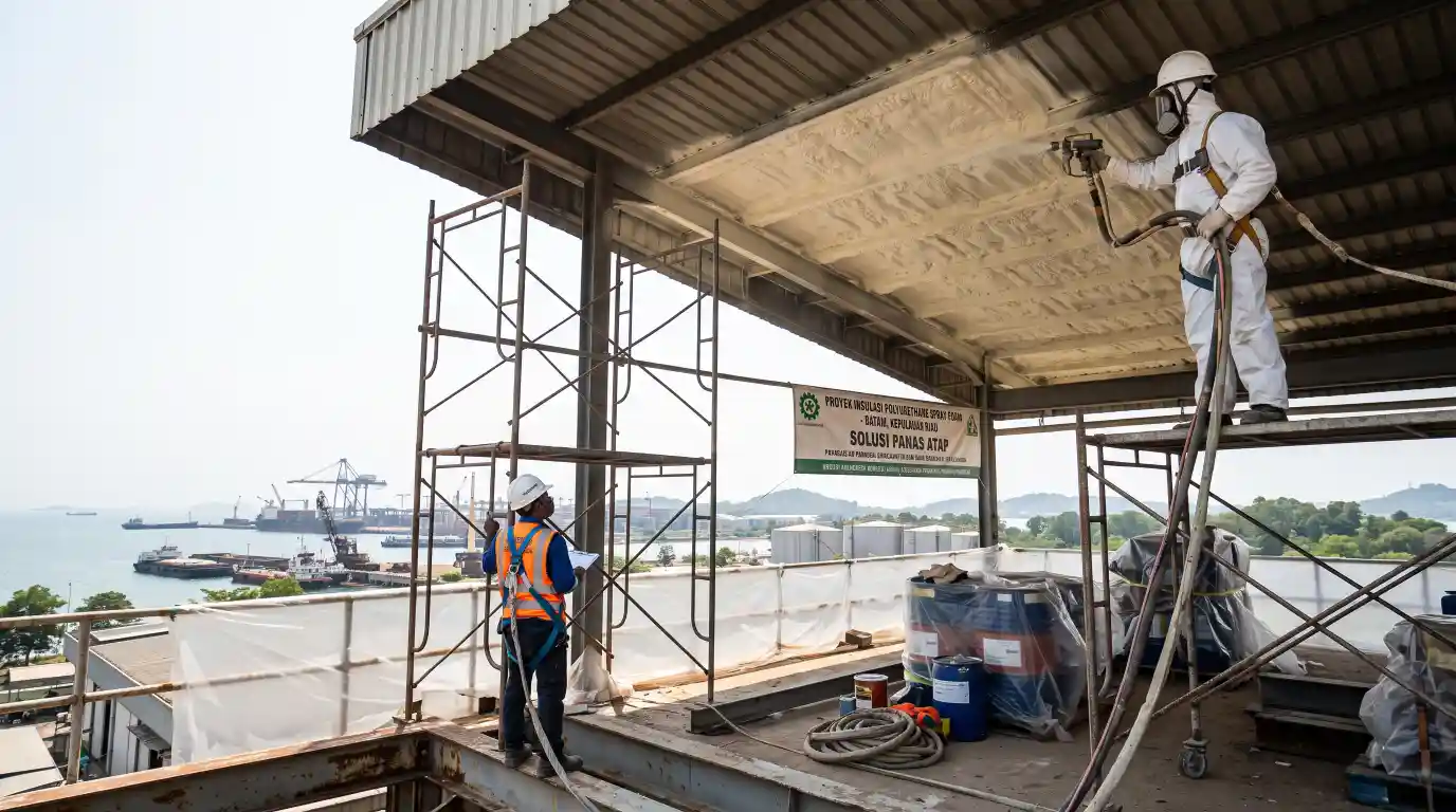jasa polyurethane spray foam Kepulauan Riau untuk insulasi atap terbaik
