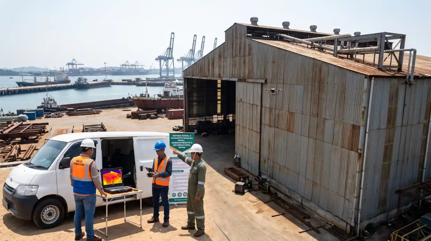 Analisis masalah panas atap gudang dan bangunan di Kepulauan Riau